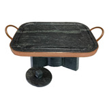 Fondue De Carne Grelha Oval De Pedra Sabao + Rechaud