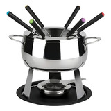 Fondue P/ 6 Pessoas Jantar Romântico Chocolate Quente Queijo