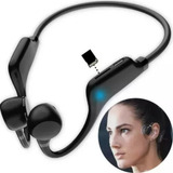 Fone Bluetooth Condução Óssea Entrada Para Cartão Esportivo 