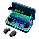 Fone Bluetooth In-ear Gamer Led Indicador Sem Fio Preto E10
