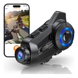 Fone Bluetooth Viva Voz Sem Fio Camera P/ Capacete Motoboy