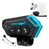 Fone De Capacete Bt12 Bluetooth Moto Motoboy Sem Fio