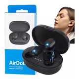 Fone De Ouvido Bluetooth Airdots Com Visor De Bateria Cor Pr
