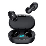 Fone De Ouvido Bluetooth Airdots Com Visor De Bateria Cor Preto Cor Da Luz Preto