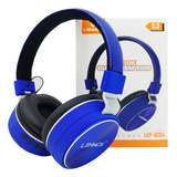 Fone De Ouvido Bluetooth Sem Fio Alta Qualidade Confortável Cor Azul