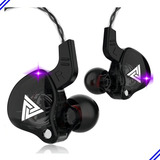Fone De Ouvido Gamer Dj Musicos Retorno Palco In-ear C/case Cor Preto