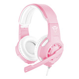 Fone De Ouvido Gamer Headset Trust Radius Gxt 310 Pink