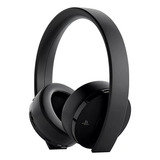 Fone De Ouvido Gamer Sem Fio Sony Ps4 Gold Preto