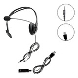 Fone De Ouvido Headset Callcenter Telemarketing P/ Celular