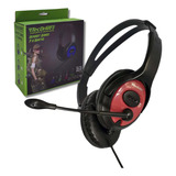 Fone De Ouvido Headset Gamer P3 Para Ps4 Xbox Note Cores Cor Vermelho