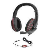 Fone De Ouvido Headset Gamer Pc Ps4 Ps3 Notebook Kp-359 Red