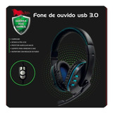Fone De Ouvido Headset Microfone Guerra Usb Pc Ps3 Ps4 2020 