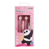 Fone De Ouvido Intra Aricular Ursos Sem Curso Panda Miniso