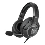 Fone De Ouvido Over-ear Gamer Onikuma Gamer K9 Preto Com Luz Led