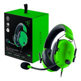 Fone De Ouvido Over-ear Gamer Razer Blackshark V2 X Cor Verd Cor Verde