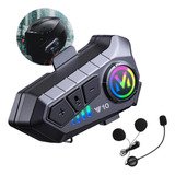 Fone De Ouvido Para Capacete Bluetooth Headset Rgb Sem Fio