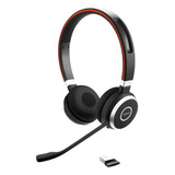 Fone De Ouvido Sem Fio Jabra Evolve 65 Ms Com Adaptador Usb