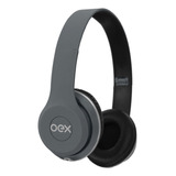 Fone De Ouvido Style Headphone Cinza - Newex