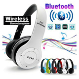 Fone Dobrável P47 Wireless Esportes Caminhada Lazer Cor Branco