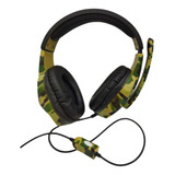 Fone Headset Gamer Pc Celular Ps4 Camuflado Headphone