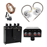 Fone Monitor In Ear Dual Driver C/ Fio Amplificador Ph-2000
