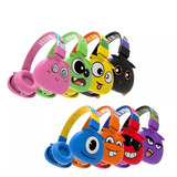 Fone Ouvido Bluetooth Infantil Mostrinhos Sem Fio Kids