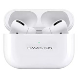 Fone Ouvido Potente Hmaston Rs-21 Bluetooth Corrida Cor Branco Luz Verde