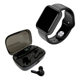 Fone Via Bluetooth + Relógio Digital Para iPhone Samsung LG