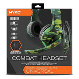 Fones De Ouvido Gamer Alambricos Nyko Combat Pc Switch Xbox Ps5