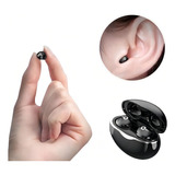 Fones De Ouvido Invisíveis Verdadeiramente Sem Fio Com Bt Cor Negro
