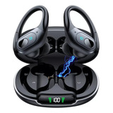 Fones De Ouvido Mertto T19 Sem Fio Esportivos Bluetooth 5.3 Anc 90 Horas Cor Preto