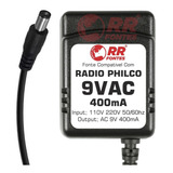 Fonte Ac 9v 9vac Para Rádio Relógio Philco Ph75 Bivolt