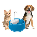 Fonte Bebedouro Gatos Cães Automático Joy Furacão Pet Bivolt Cor Azul 110v/220v