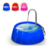 Fonte Bebedouro Gatos Cães Automático Little Bivolt 1l Cor Azul 110v/220v