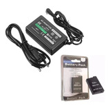 Fonte Carregador+ Bateria Psp Slim 1000 2000 3000 3001 3010 Voltagem De Entrada Bi-vilt