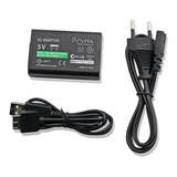 Fonte Carregador Bivolt + Cabo Usb Para Ps Vita Fat Nfe