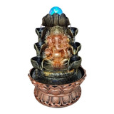 Fonte De Agua Cascata Decorativa Mesa Ganesha Feng Shui Buda