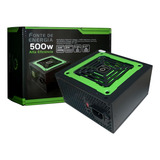 Fonte De Alimentação Para Pc One Power Mp500w3-i 500w Preta