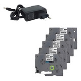 Fonte P/ Rotulador Brother + 05 Fita X-full Tze-231 Pt-h110