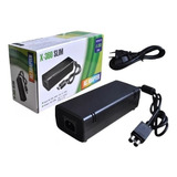 Fonte Para Xbox 360 Slim 2 Pinos Bivolt 135w Com Cabo Força