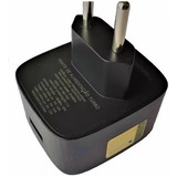 Fonte Usb Turbo Carregador Compatível Motorola Samsung Cor Preto