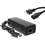 Fonte Xbox 360 Original 110v + Cabo De Energia