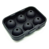 Forma De Gelo 6 Esferas Silicone Formato Silicone Bar Whisky