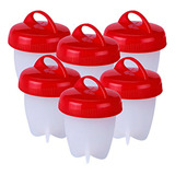 Forma De Silicone 6 Peças Para Cozinhar Ovos Magic Egg Boil