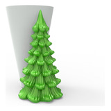 Forma De Silicone Árvore De Natal Pinheiro Pontudo - Grande