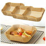 Forma Descartavel Quadrada Tapete Airfryer Antiaderente 100