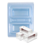 Forma P/ Gelo Saborizado Simples Pet Reutilizável 20 Unid Cor Transparente