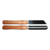 Formão Plano E Goiva U Torno Antiga Cancellier 2 Pçs. 32mm!