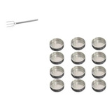 Forminha P/ Pão De Mel N°2 Kit Com 24 Unidades 6,5cm + Garfo