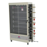Forno Assar Frango Gás Pr631 Progás Rotativo Espeto 110v/220v